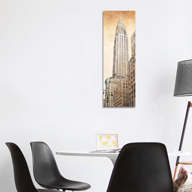 The Chrysler Building by Matthew Daniels - Wrapped Canvas Panoramic Gallery-Wrapped Canvas Giclée