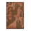 Machine Washable Abstract Brown Area Rug
