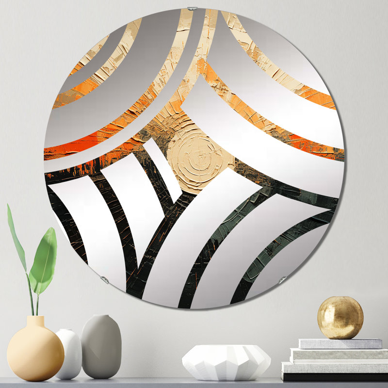 Miroir décoratif Elthaea, 23,6 po x 23,6 po