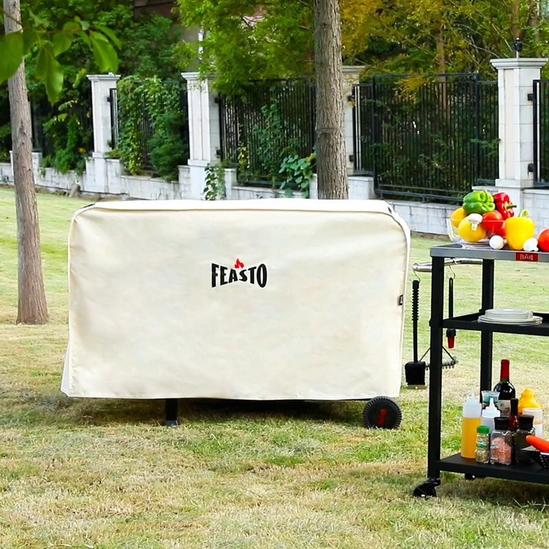 Outdoor Grill Cart Dining Table Cover 50.4'' W x 23.6'' D