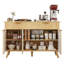 Armoire de rangement 3 portes 2 tiroirs avec tablettes réglables Buffets & Buffets-1752823885