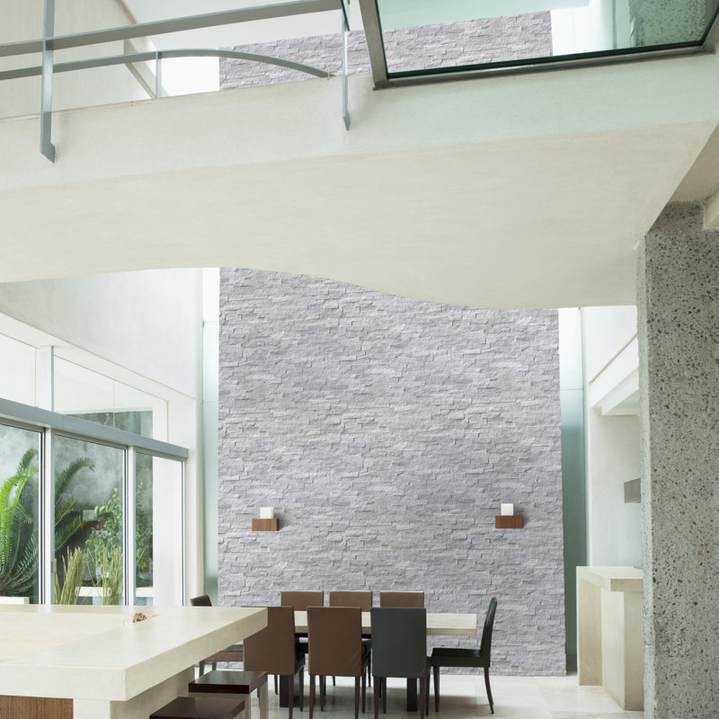 Stonecrest 6 in. x 24 in. Split Face Natural Stone Ledger Panel Wall Tile, Cindero