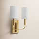 Tedder 2 Light Dimmable Candle Wall Light