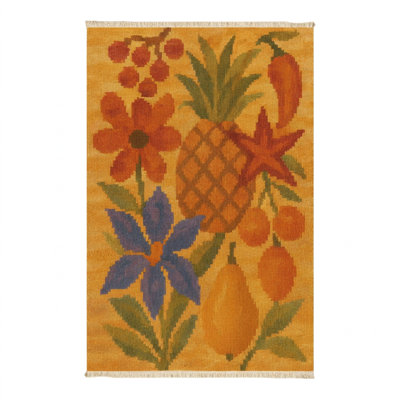 5' X 8' Saffron Harvest Area Rug