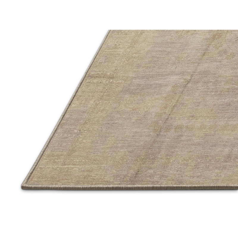 Tapis décoratif multicolore à motif abstrait, Rectangle 5 pi x 7 pi