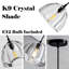 Luminaire suspendu en cristal 2PCS-1498147417