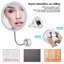 Miroirs de maquillage lumineux grossissants