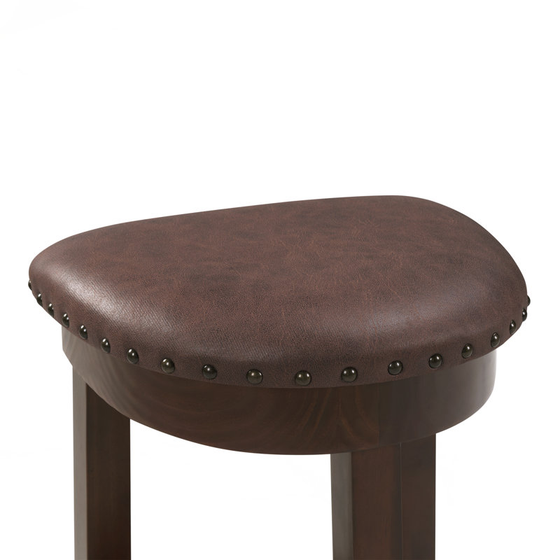 Villepinte 4 Piece Bar Table Set, Espresso, Espresso, Tan