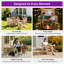 Fauteuil Adirondack d'extérieur mauve Hdpe-123326219