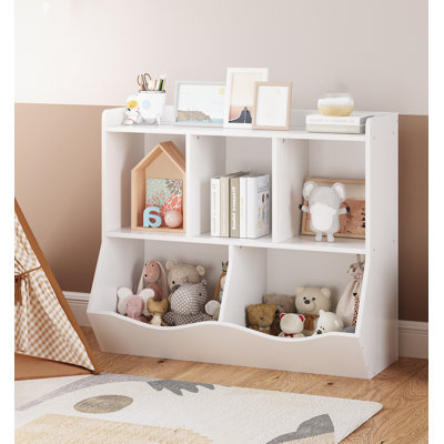 Two Layer Mdf Board Toy Storage Cabinet