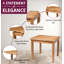 4 - Person Solid Oak Dining Set