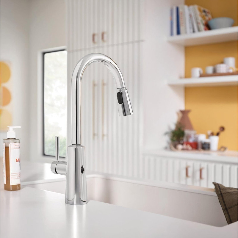 Robinet de cuisine MOE Riley, Argent
