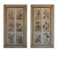 Vintage-Inspired Framed Botanical Bird and Floral Wall Art Prints - Set of 2