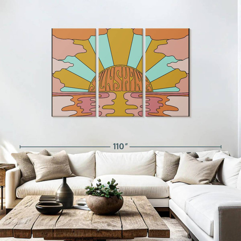 Alvord Hippie Sun, 48" H x 74" W