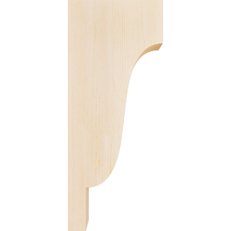 Newport Corbel, H 28 po x l 3,5 po x P 12 po, Sapin de Douglas, Lisse