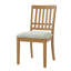 Ensemble de 2 chaises de salle à manger modernes, structure en bois, style scandinave pour la cuisine-2057309490