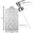 Soap Dispenser - 2 Pack, 12 Oz Diamond Design Glass Refillable Hand Soap Dispensers; With 304 Rust Proof Stainless Steel Pump, Lotion Dispensers For Kitchen, Bathroom