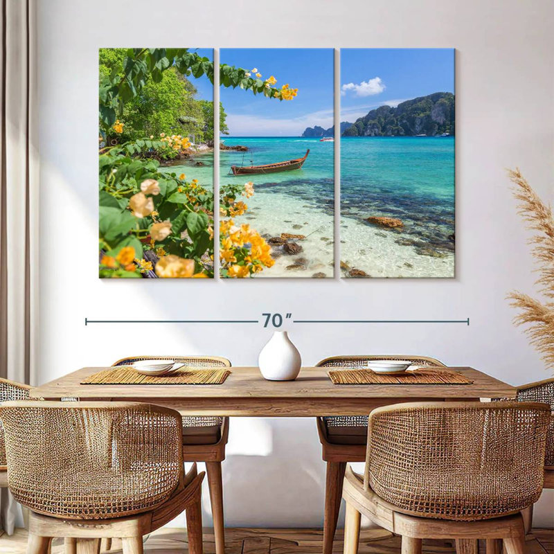 Gillard Ko Phi Phi Beach Scenery, 42" H x 65" W