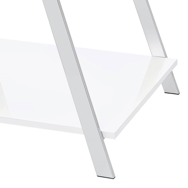 Table de bout rectangulaire blanche