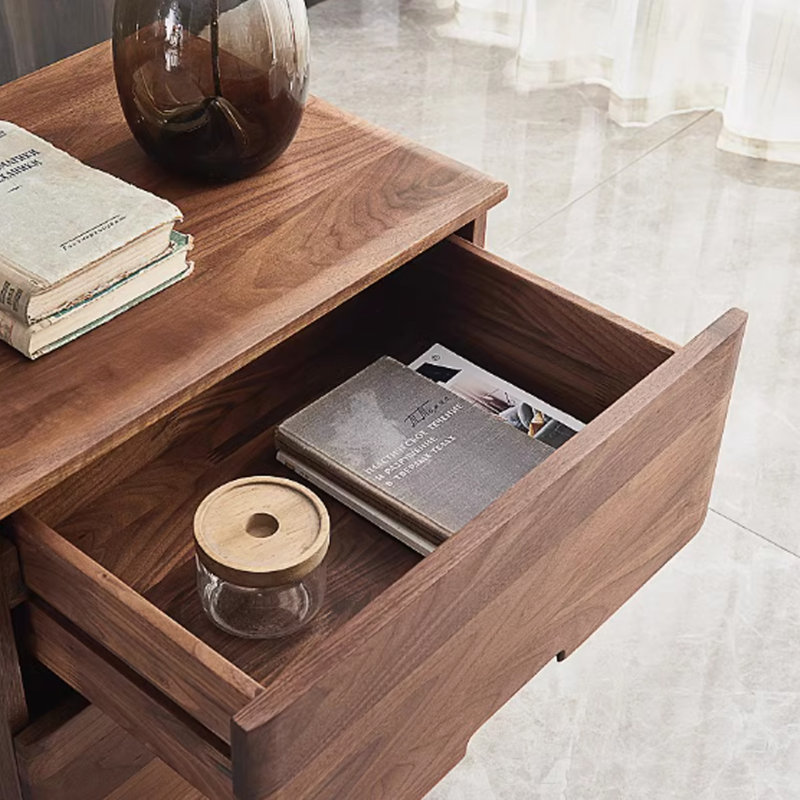 Buffet de rangement à double tiroir pour chambre à coucher