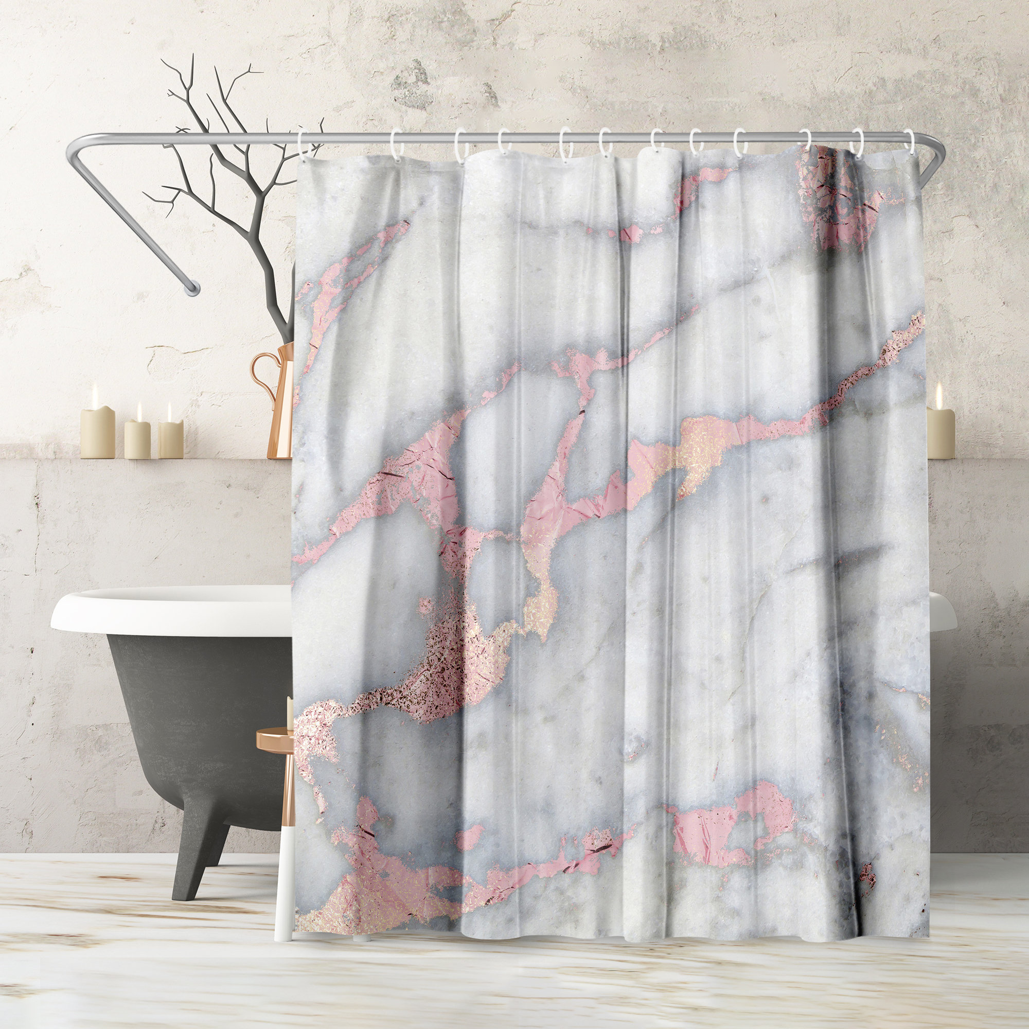 East Urban Home Coastal Shower Curtain Paradise Beach by M Bleichner