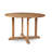 4 - Person Teak Solid Wood Patio Dining Set Umbrella Hole Included Round Table