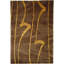 Tapis brun / doré en soie / laine Annielou-28768786