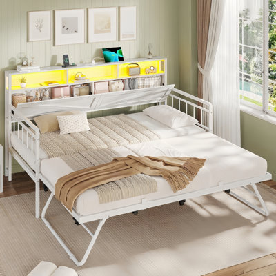 Corner Daybed with Trundle and Storage by Ivy Bronx