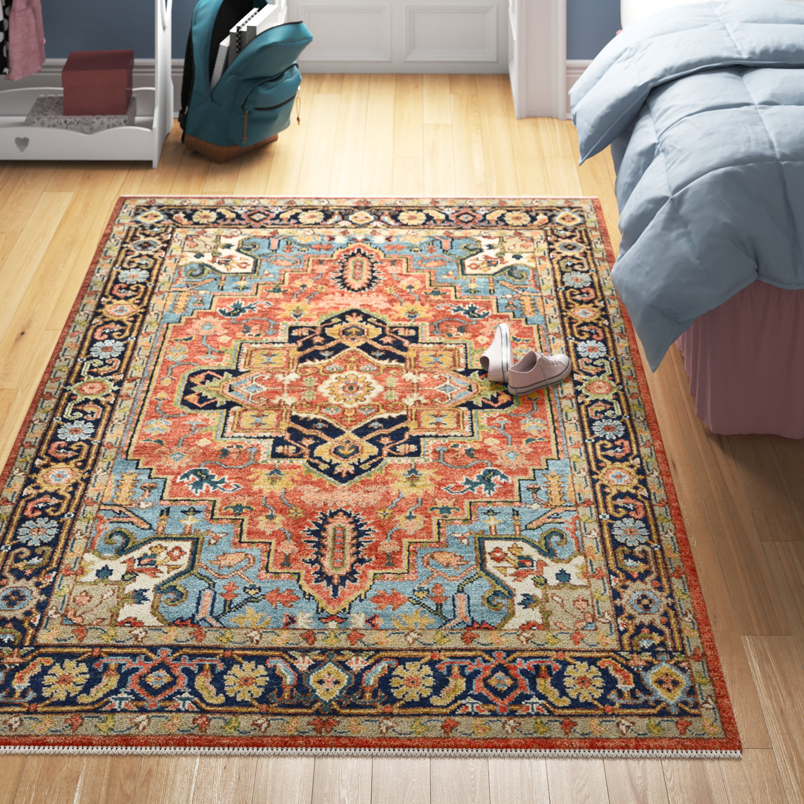Centerview Oriental Hand-Knotted Wool/Cotton Area Rug Langley Street Rug Size: Rectangle 5' x 8