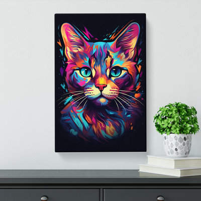 Bengal Cat Futurism - Print on Canvas