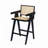 Bar Stool with Cane Seat-768991029