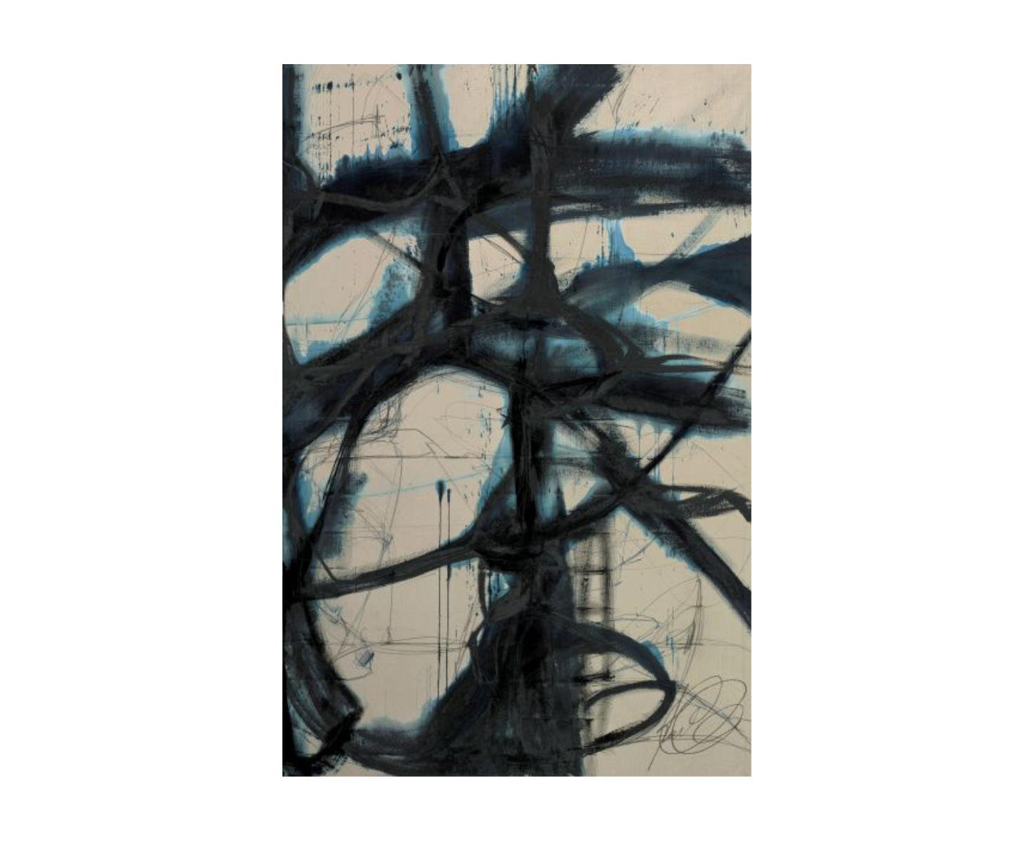 Chelsea Art Studio Positive Flow II by Kelly O'Neal - Wapped Canvas ...