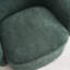 Fauteuil demi-tonneau pivotant rembourré Munehito-986386222