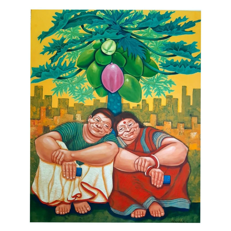 Far From The City | Acrylic On Canvas | Apurba Karati