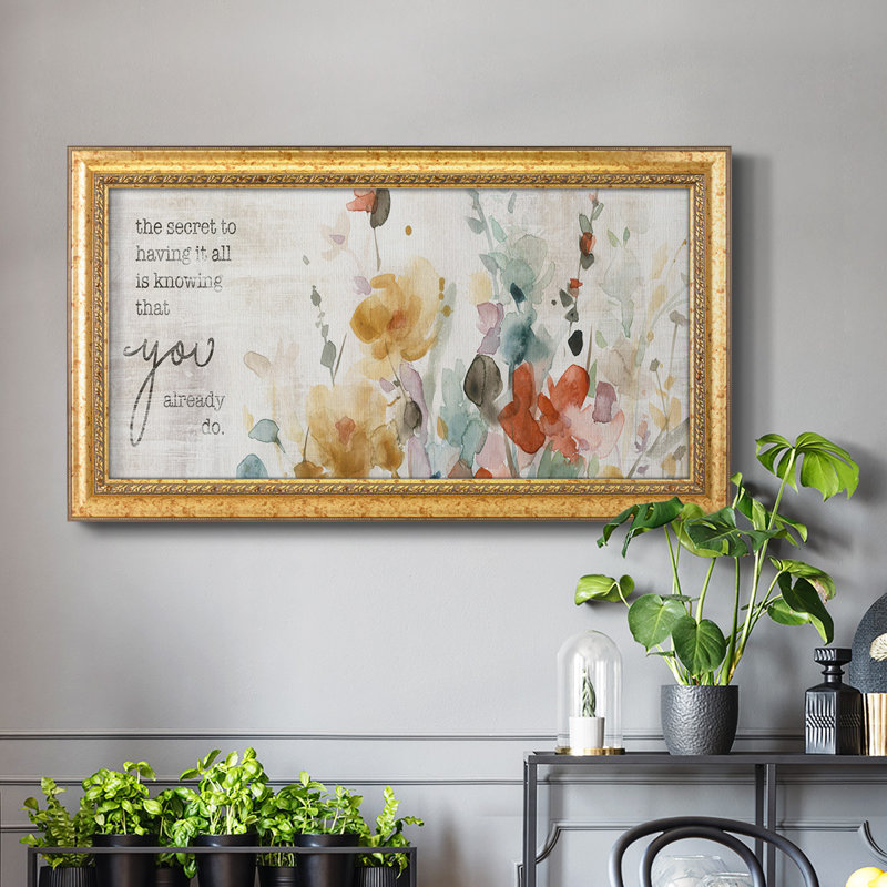 Full Bloom Verse - Reproduction de photo sur toile, H 21 po x l 37 po x P 1,5 po