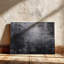 Toile abstraite grise, art mural industriel - impression de texture grunge noir, décor de béton vieilli moderne pour salon loft urbain-2129192796