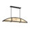 Legacy 4-Light Linear Chandelier in Matte Black by Breegan Jane