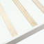 Structure de lit simple en bois avec tête et pied de lit-1123949799