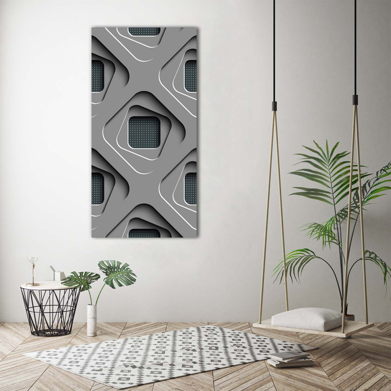 3D Abstraction - Wrapped Canvas Print