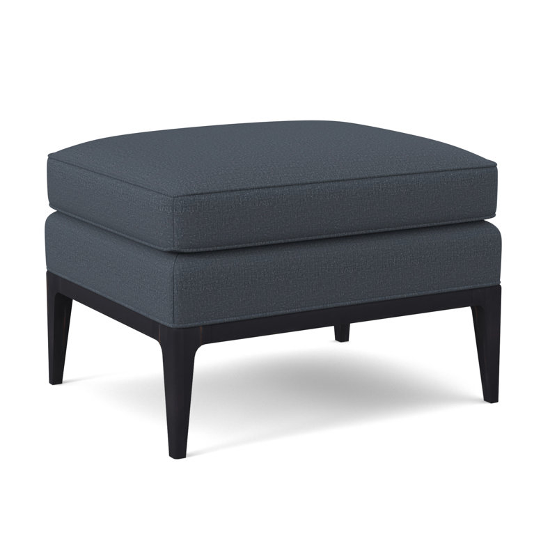 Claxton Ottoman, Margaret Uniform, Vintage Ebony
