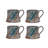 Autumnal Harmony Reactive Glaze Mug Set