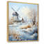 «Snowy Windmill Winter Landscape II - Windmills», art mural-1904417121-1904417127