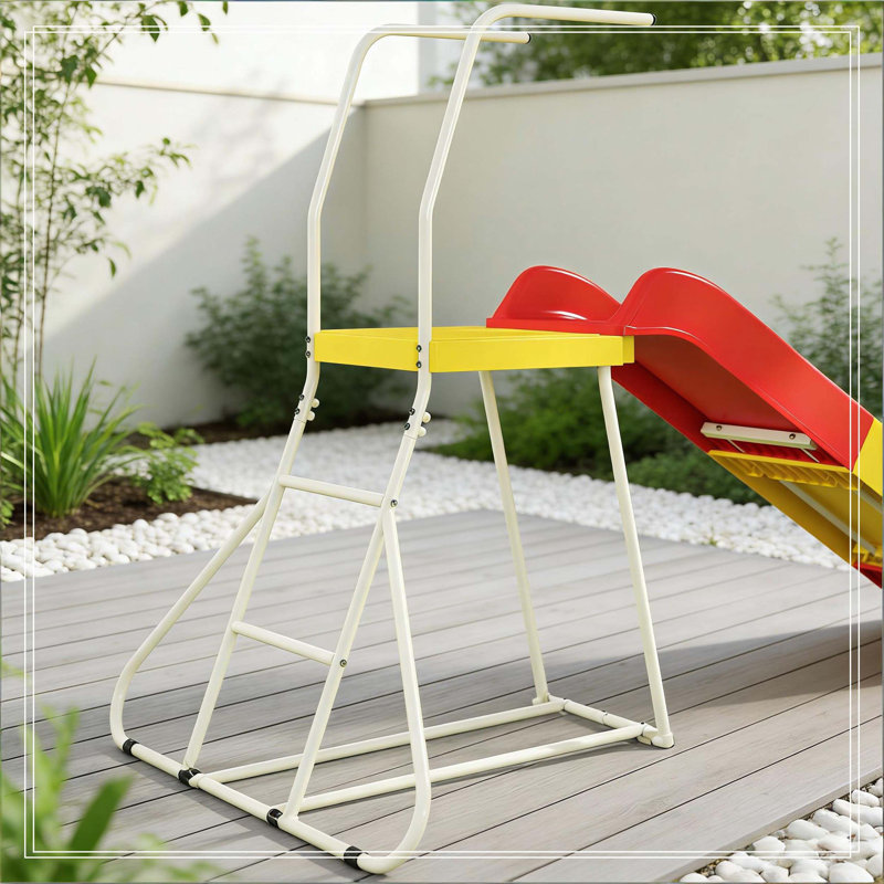 Glissade pour enfants, aire de jeux autoportante en métal
