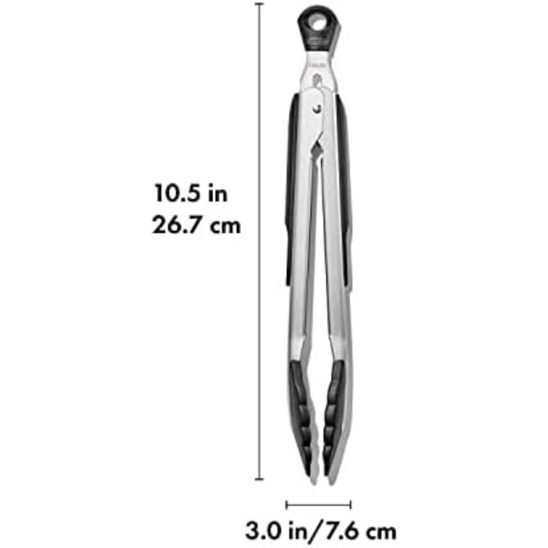 Oxo Good Grips Locking Tongs With Nylon Heads