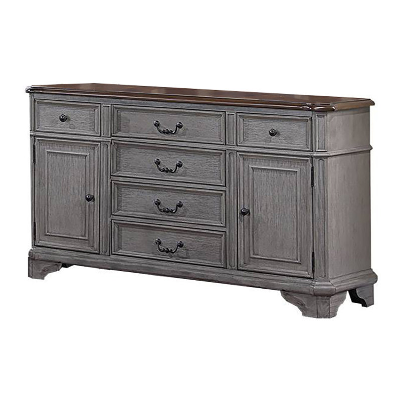 Desserte Eirik 2 portes gris