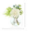 Dahlias and Eucalyptus Centerpiece in Vase-78221209