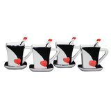 Cup, Saucer and Spoon Set