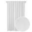 Doublure de rideau de douche simple en tissu imperméable à chevrons Sayer-544488472