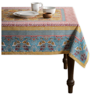Maison D' Hermine Marquise 100% Cotton  Tablecloth 60 Inch By 90 Inch