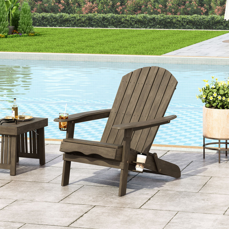 Chaise Adirondack Bellwood, Gris